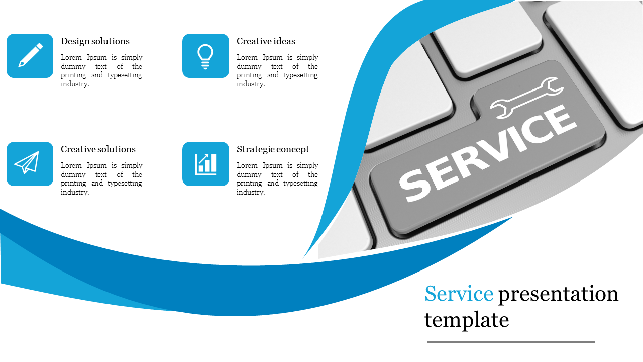 Download the Best Service Presentation Template Slides